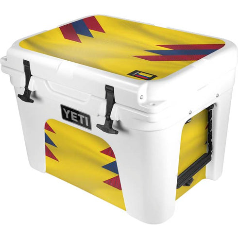 Colombia Soccer Flag YETI Tundra 35 Hard Cooler Skin