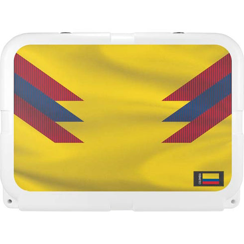 Colombia Soccer Flag YETI Tundra 35 Hard Cooler Skin