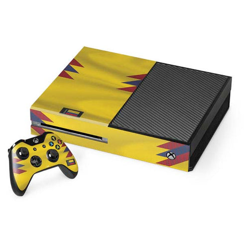 Colombia Soccer Flag Xbox One Console and Controller Bundle Skin