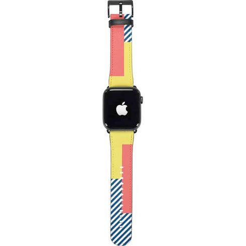 Color Blocks Apple Watch Band 38-40mm