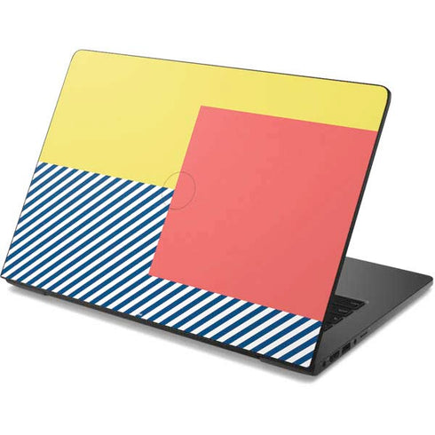 Color Blocks Dell Chromebook Skin