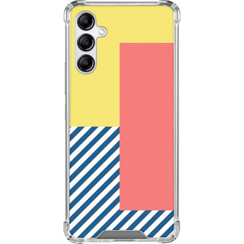 Color Blocks Galaxy A15 5G Clear Case