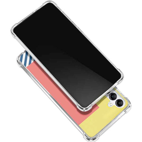 Color Blocks Galaxy A15 5G Clear Case