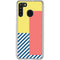 Color Blocks Galaxy A21 Clear Case