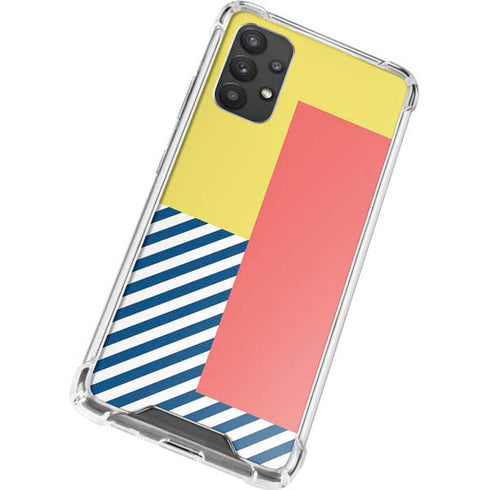 Color Blocks Galaxy A32 5G Clear Case
