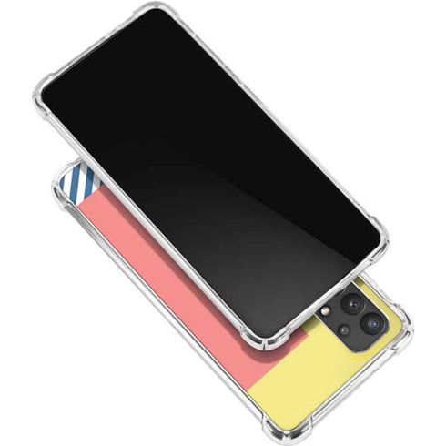 Color Blocks Galaxy A32 5G Clear Case