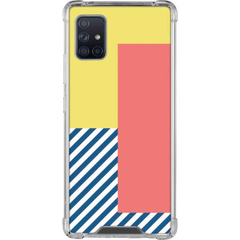Color Blocks Galaxy A51 5G Clear Case
