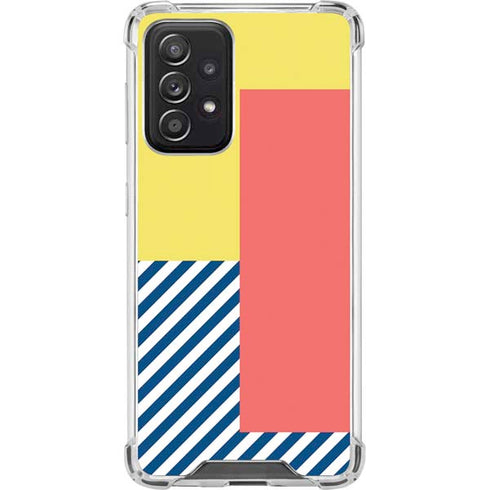 Color Blocks Galaxy A52 5G Clear Case