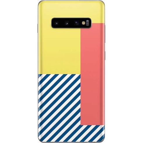 Color Blocks Galaxy S10 Plus Skin
