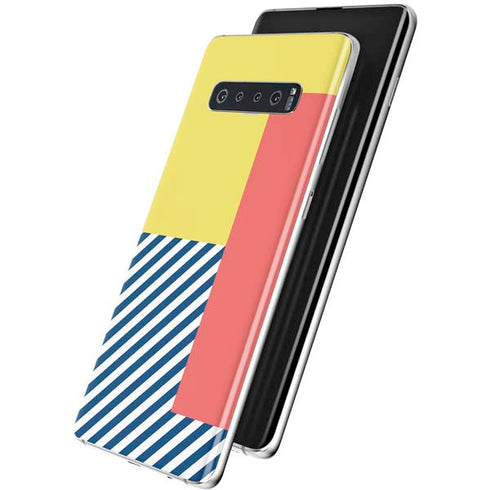 Color Blocks Galaxy S10 Skin