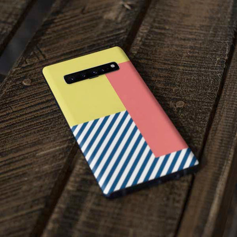 Color Blocks Galaxy S10 Skin