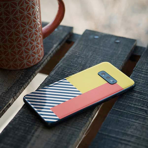 Color Blocks Galaxy S10e Skin