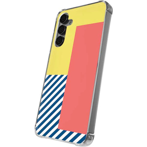 Color Blocks Galaxy S24 Plus Clear Case