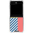 Color Blocks Galaxy Z Flip5 5G Clear Case