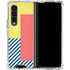 Color Blocks Galaxy Z Fold4 5G Clear Case