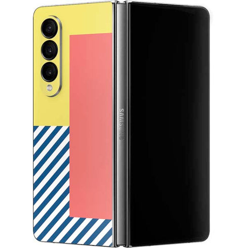 Color Blocks Galaxy Z Fold4 5G Skin