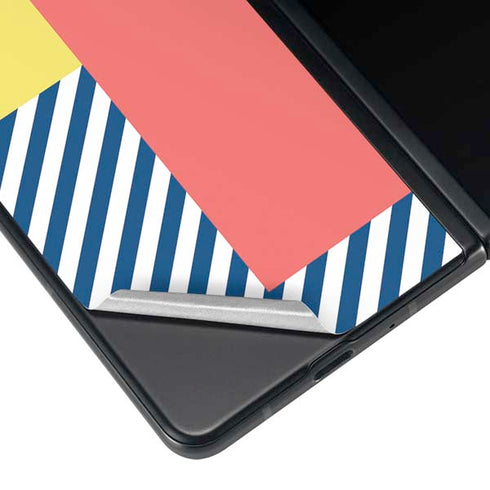 Color Blocks Galaxy Z Fold4 5G Skin