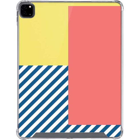 Color Blocks iPad Pro 12.9in (2020) Clear Case