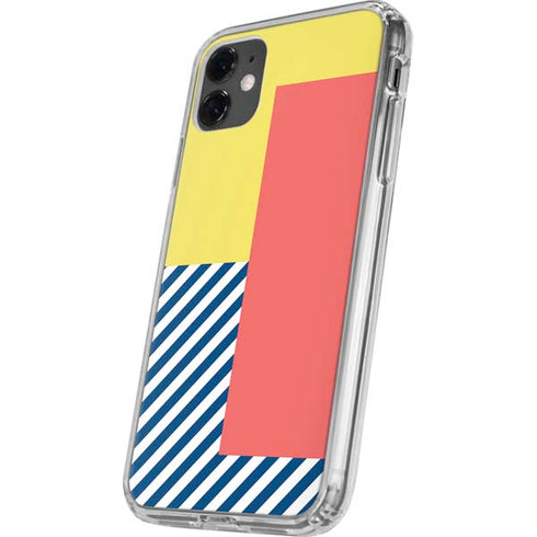 Color Blocks iPhone 11 Clear Case