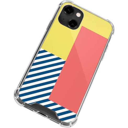 Color Blocks iPhone 14 Clear Case