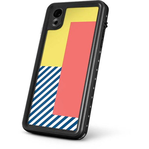 Color Blocks iPhone XR Waterproof Case