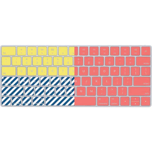 Color Blocks Magic Keyboard Skin