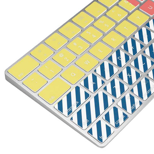 Color Blocks Magic Keyboard Skin