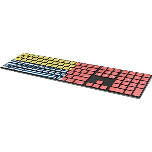 Color Blocks Magic Keyboard with Numeric Keypad Skin