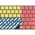 Color Blocks Magic Keyboard with Numeric Keypad Skin