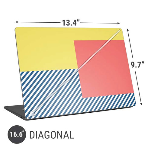 Color Blocks Universal Laptop 16.6in (13.4 x 9.7in) Skin