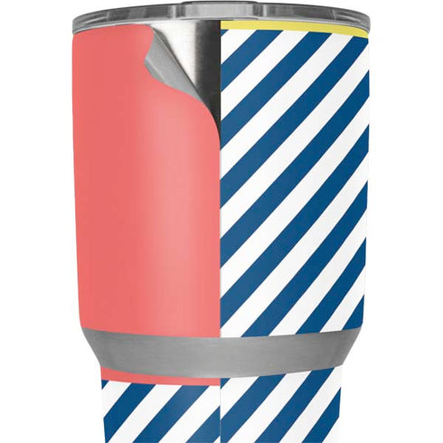 Color Blocks Yeti 30oz Rambler Tumbler Skin