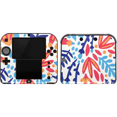 Cat Coq Color Foliage Nintendo 2DS Skin