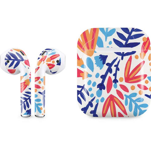 Cat Coq Color Foliage Apple AirPods Skin