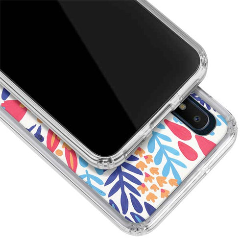 Cat Coq Color Foliage Galaxy A10e Clear Case