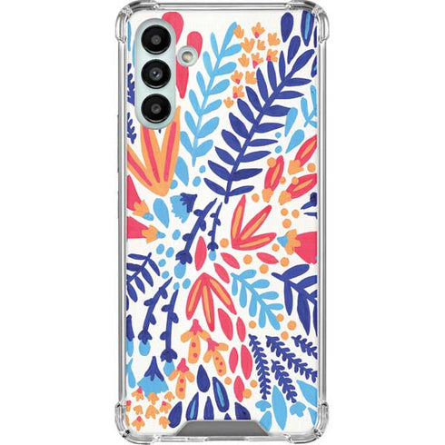 Cat Coq Color Foliage Galaxy A13 5G Clear Case