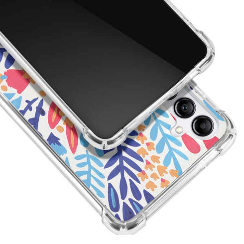 Cat Coq Color Foliage Galaxy A14 5G Clear Case