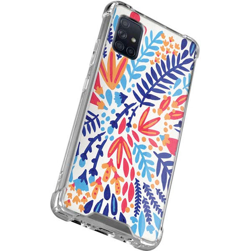 Cat Coq Color Foliage Galaxy A51 5G Clear Case