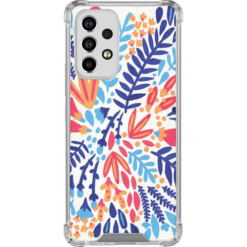 Cat Coq Color Foliage Galaxy A53 5G Clear Case