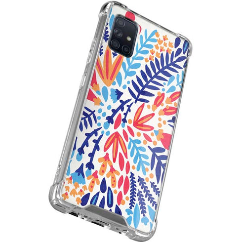 Cat Coq Color Foliage Galaxy A71 5G Clear Case