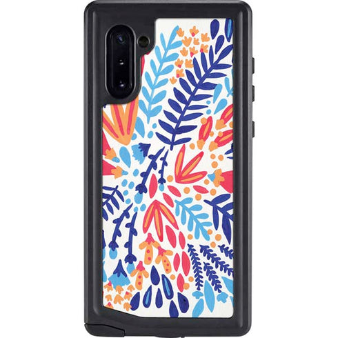 Cat Coq Color Foliage Galaxy Note 10 Waterproof Case