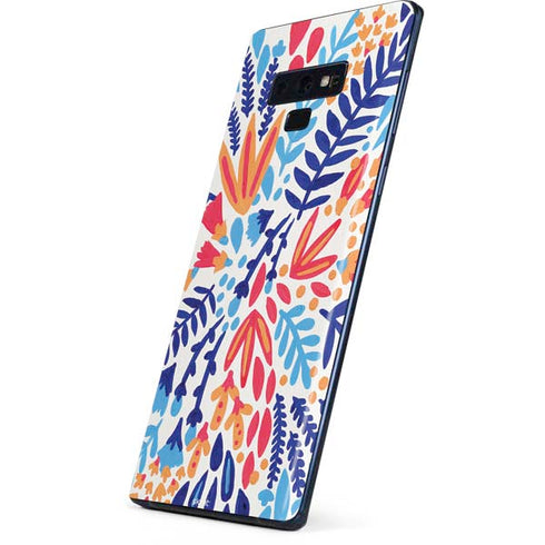 Cat Coq Color Foliage Galaxy Note 9 Skin