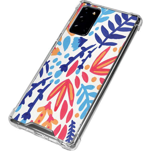 Cat Coq Color Foliage Galaxy Note20 5G Clear Case