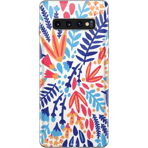 Cat Coq Color Foliage Galaxy S10 Skin