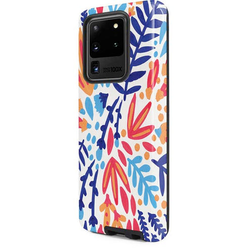 Cat Coq Color Foliage Galaxy S20 Ultra 5G Pro Case