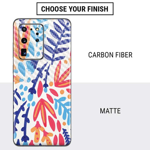 Cat Coq Color Foliage Galaxy S20 Ultra 5G Skin