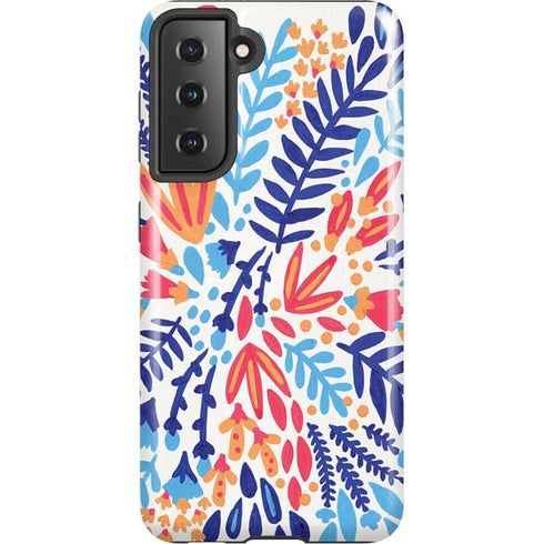 Cat Coq Color Foliage Galaxy S21 5G Pro Case