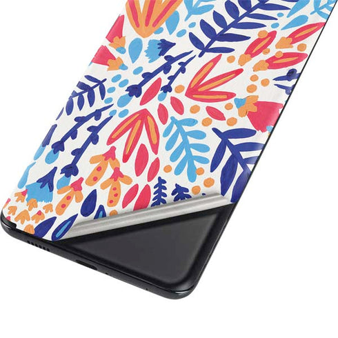 Cat Coq Color Foliage Galaxy S21 Plus 5G Skin