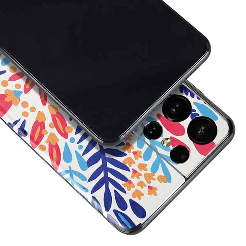 Cat Coq Color Foliage Galaxy S21 Ultra 5G Skin