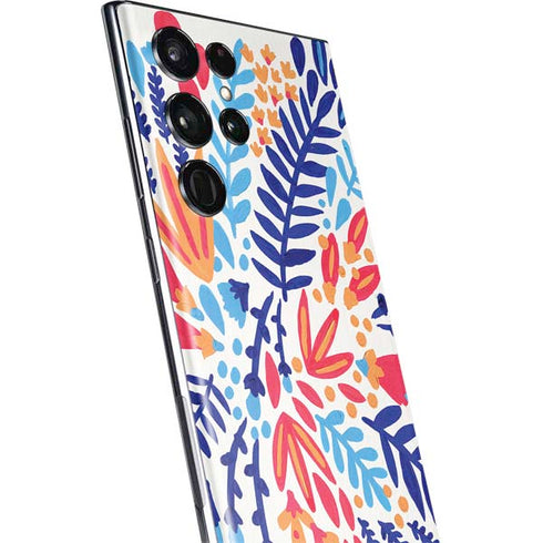 Cat Coq Color Foliage Galaxy S22 Ultra Skin