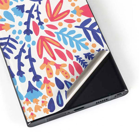 Cat Coq Color Foliage Galaxy S22 Ultra Skin